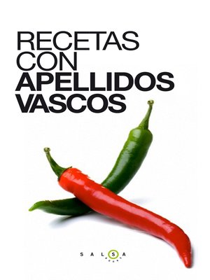 cover image of Recetas con apellidos vascos